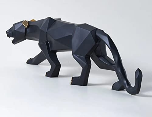 zart Resin Black Jaguar Showpiece For Home Decor/Black Panther Statue For Living Room Decor, Cheetah Showpiece Office Decor Item, Pack of 1