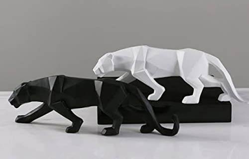 zart Resin Black Jaguar Showpiece For Home Decor/Black Panther Statue For Living Room Decor, Cheetah Showpiece Office Decor Item, Pack of 1