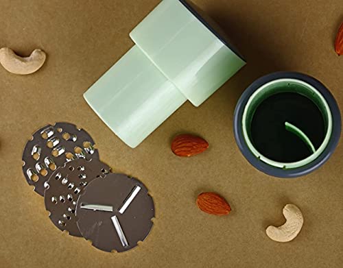E-COSMOS Dry Fruit Cutter, Grinder, Chocolate Cutter, Slicer for Pista, Almonds, Cashews with 3 in 1 Blade - Color May Vary (Pack of 1)
