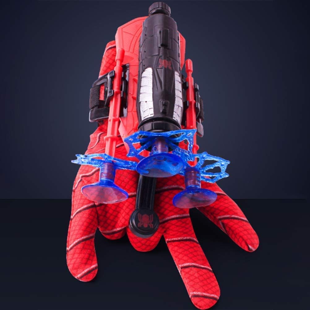 Best Kids Spider Web Shooters Toy Hero Launcher Wrist Toy Set Spider Web Shooters with Real Gadget