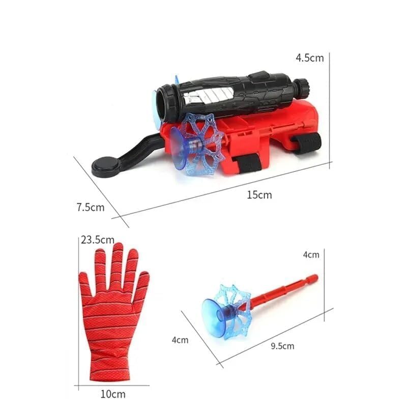 Best Kids Spider Web Shooters Toy Hero Launcher Wrist Toy Set Spider Web Shooters with Real Gadget