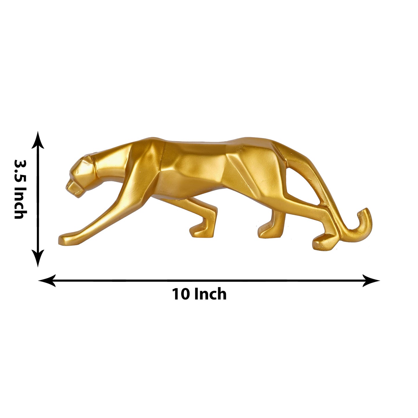 zart Resin Black Jaguar Showpiece For Home Decor/Black Panther Statue For Living Room Decor, Cheetah Showpiece Office Decor Item, Pack of 1