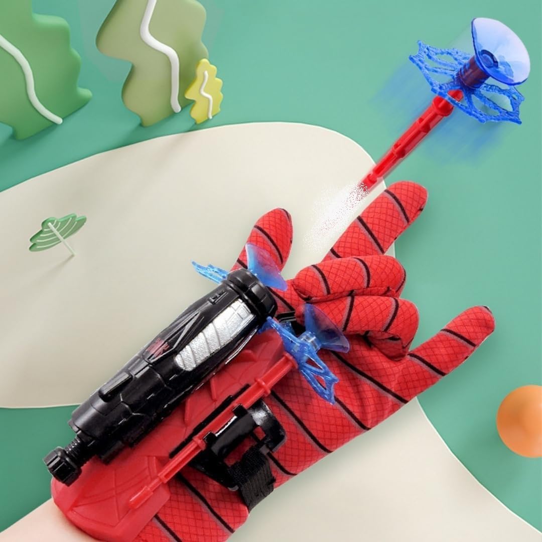 Best Kids Spider Web Shooters Toy Hero Launcher Wrist Toy Set Spider Web Shooters with Real Gadget