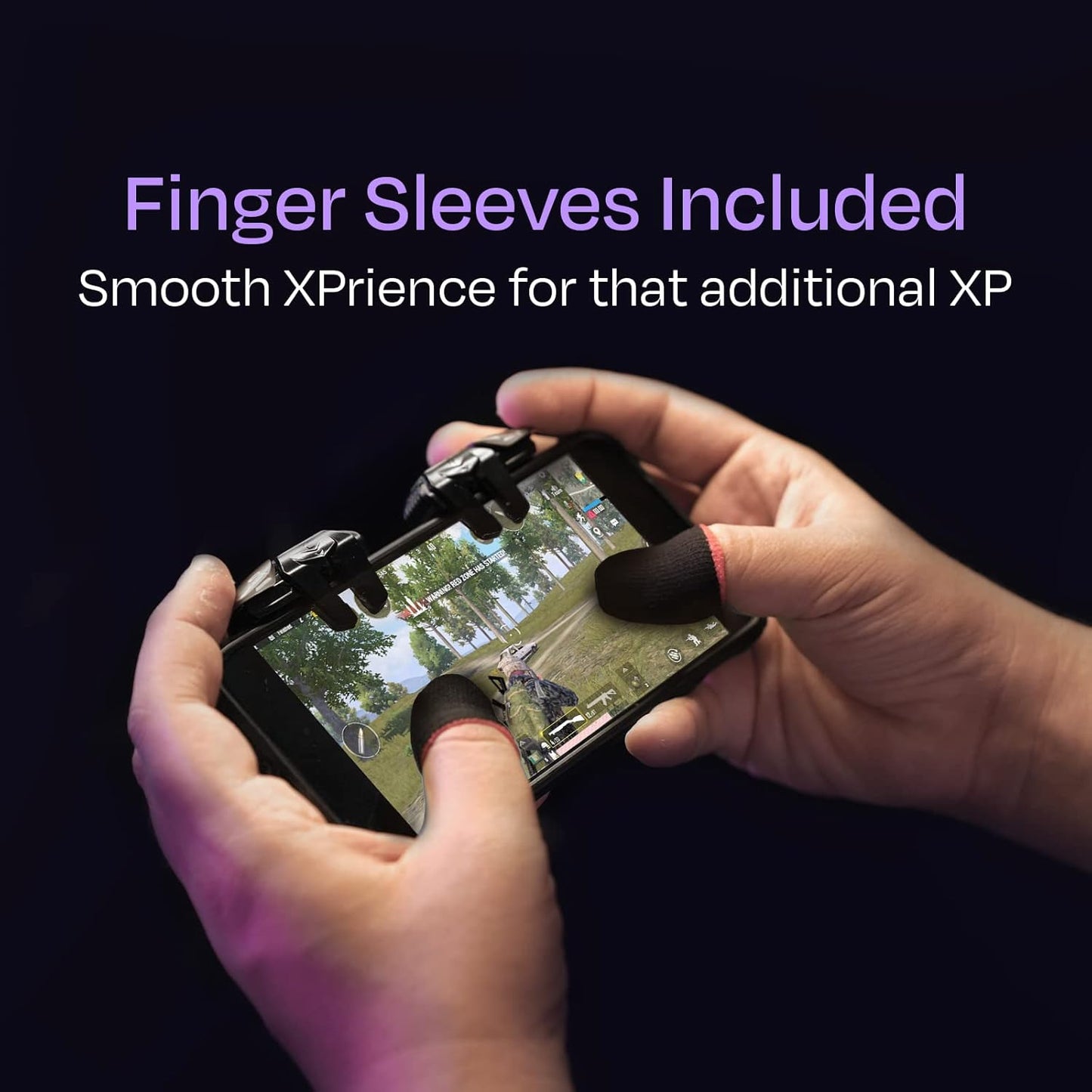 Kreo WASP Pubg Gaming Trigger with Free Finger Sleeves pubg triggers for Mobile Gaming bgmi Gaming triggers for Mobile Best Trigger for pubg Mobile Gaming Accessories (Trigger)