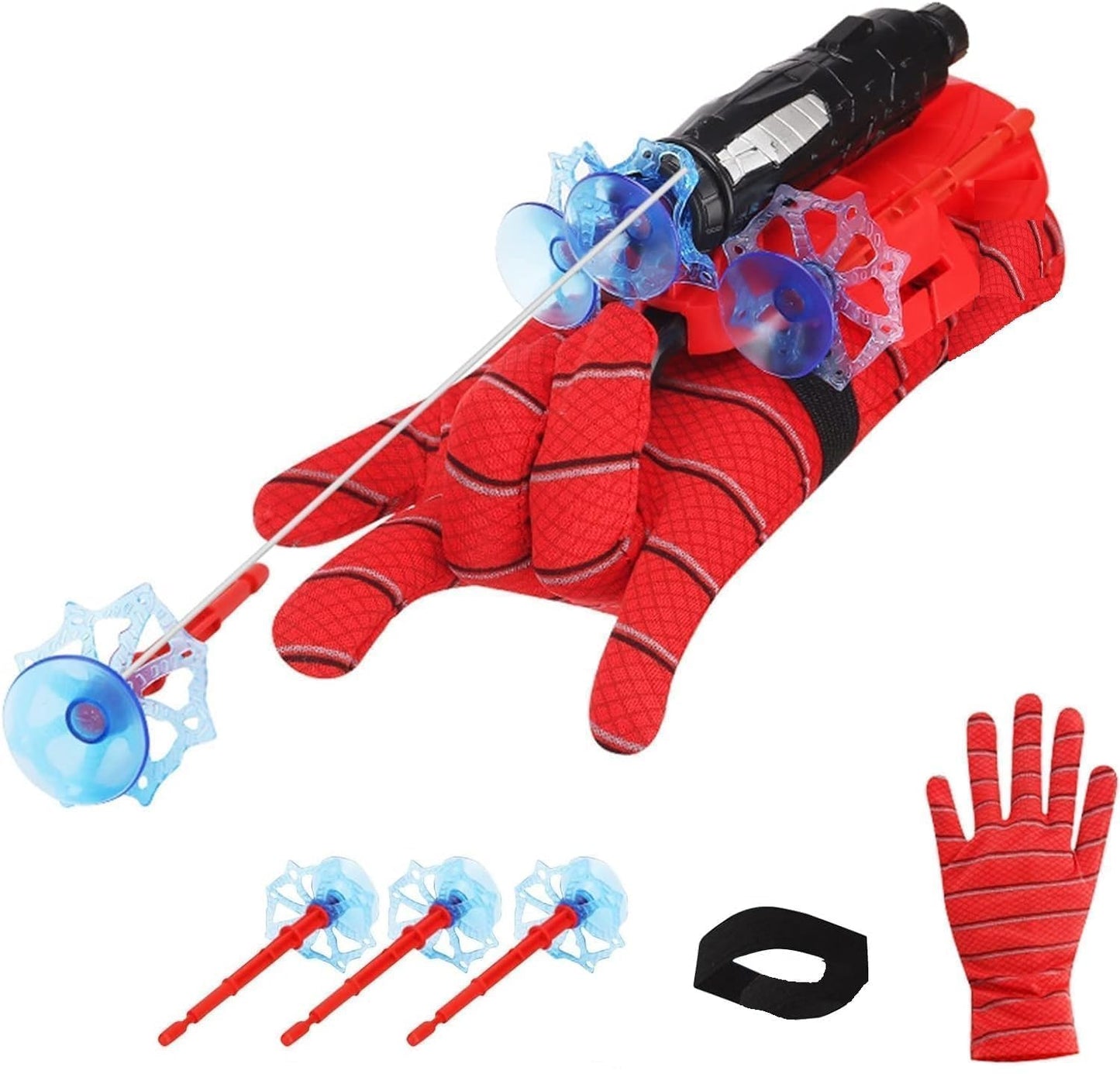 Best Kids Spider Web Shooters Toy Hero Launcher Wrist Toy Set Spider Web Shooters with Real Gadget