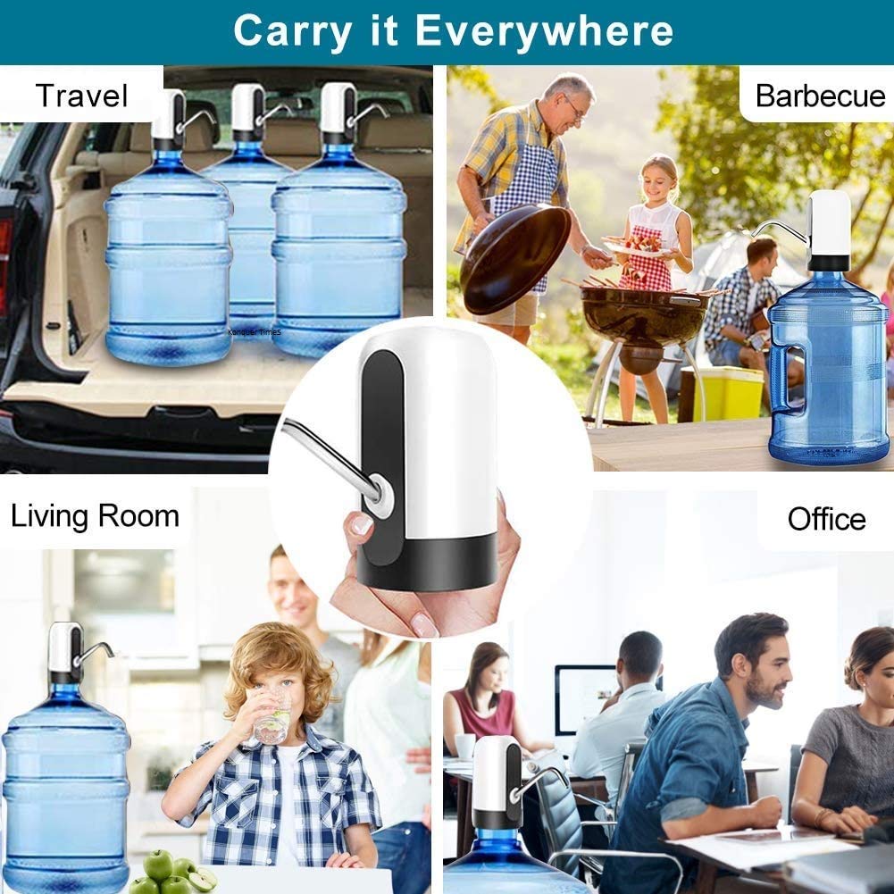 KTS Automatic Wireless Water Can Dispenser Pump for 20 Litre Bottle Can, with Low Noise & High Efficiency