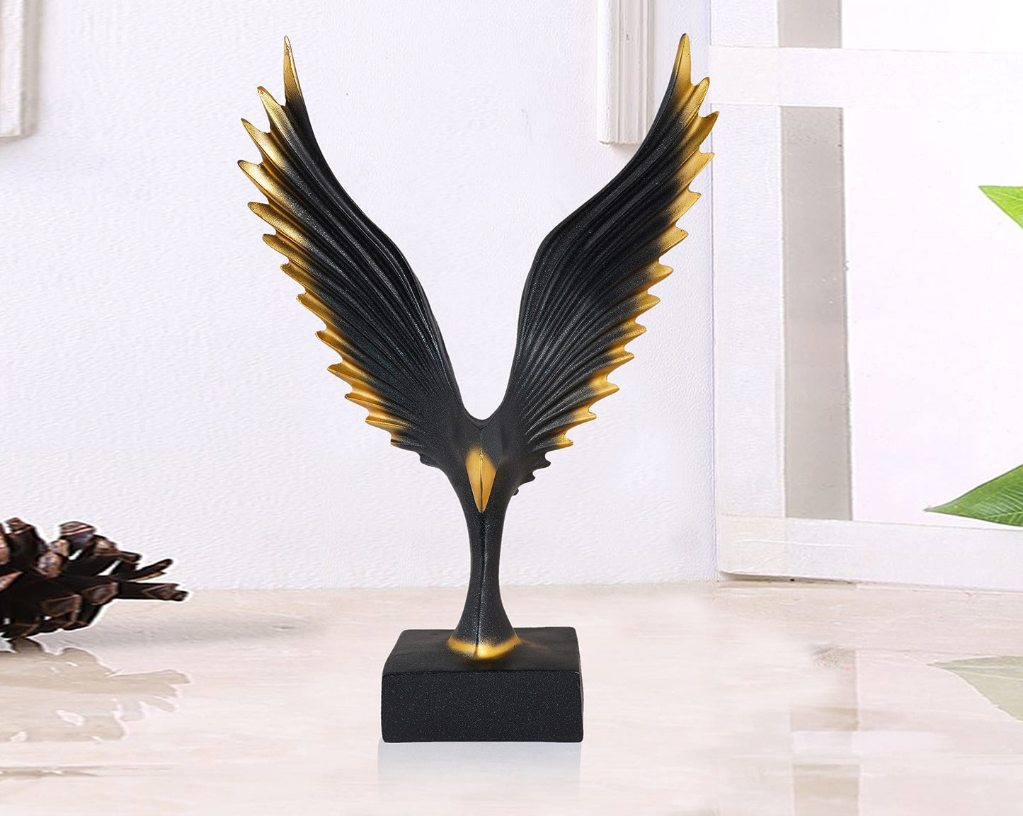 zart Resin Black Jaguar Showpiece For Home Decor/Black Panther Statue For Living Room Decor, Cheetah Showpiece Office Decor Item, Pack of 1