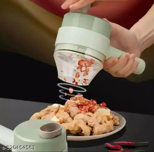 4 IN 1 KITCHEN ELECTRIC VEGETABLE CUTTER