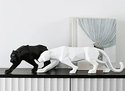 zart Resin Black Jaguar Showpiece For Home Decor/Black Panther Statue For Living Room Decor, Cheetah Showpiece Office Decor Item, Pack of 1