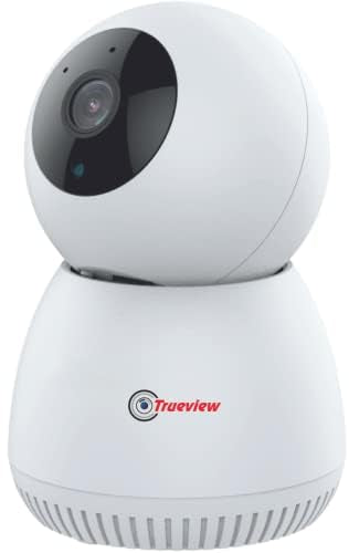 Trueview 2MP Smart CCTV Wi-fi Home Security Camera with Pan Tilt 360° View, 2 Way Talk, Cloud Monitor, Motion Detect, Supports SD Card Up to 256 GB, Night Vision, Alexa (2mp-Robot)