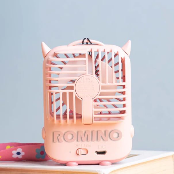 ROMINO Portable Mini Usb Fan High Speed, Foldable Cooling Fans For Travelling, Baby, Kids, Table, Indoor | Small Electric Makeup Fan For Face, Summer Gadgets Desk Fan with 3 Speeds, 6.5-Inch (Green)