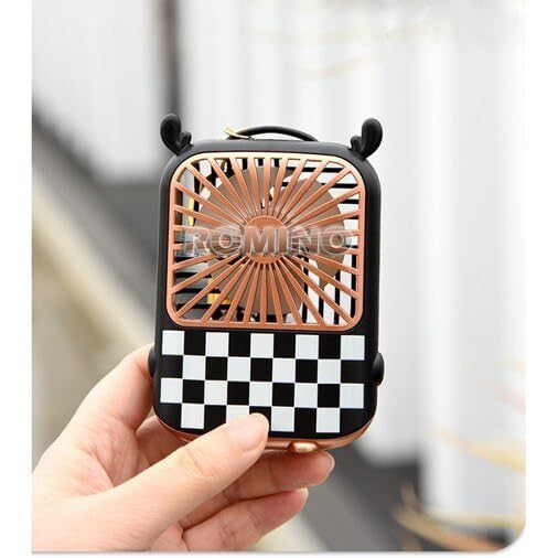 ROMINO Portable Mini Usb Fan High Speed, Foldable Cooling Fans For Travelling, Baby, Kids, Table, Indoor | Small Electric Makeup Fan For Face, Summer Gadgets Desk Fan with 3 Speeds, 6.5-Inch (Green)