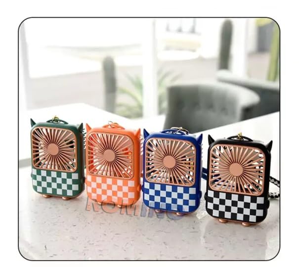 ROMINO Portable Mini Usb Fan High Speed, Foldable Cooling Fans For Travelling, Baby, Kids, Table, Indoor | Small Electric Makeup Fan For Face, Summer Gadgets Desk Fan with 3 Speeds, 6.5-Inch (Green)