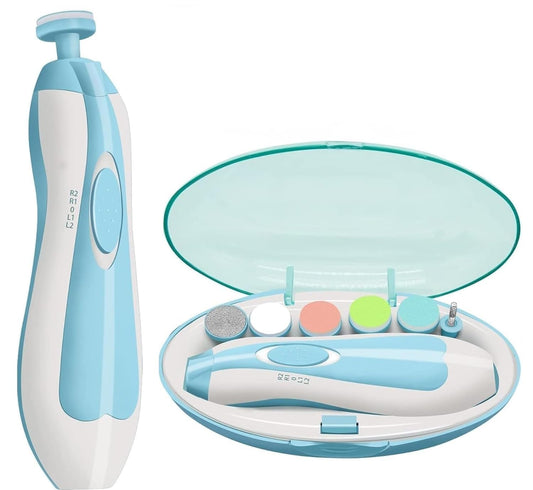 Electric Nail Trimmer For Baby, Baby Nail Trimmer, Baby Nail Cutter, Nail Trimmer For New Born Baby, Kids Nail Cutter With Light (Multi), 1 Count