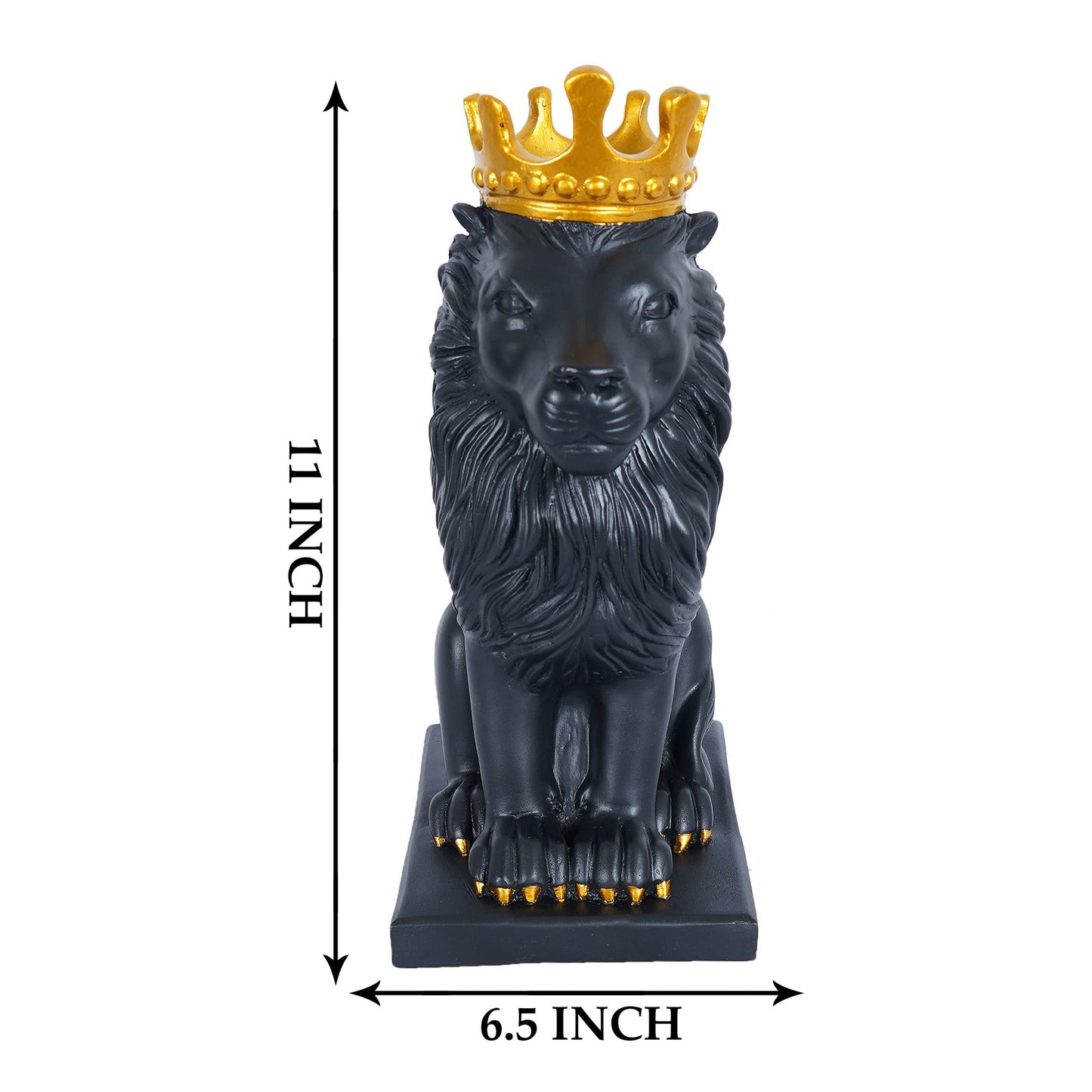 zart Resin Black Jaguar Showpiece For Home Decor/Black Panther Statue For Living Room Decor, Cheetah Showpiece Office Decor Item, Pack of 1