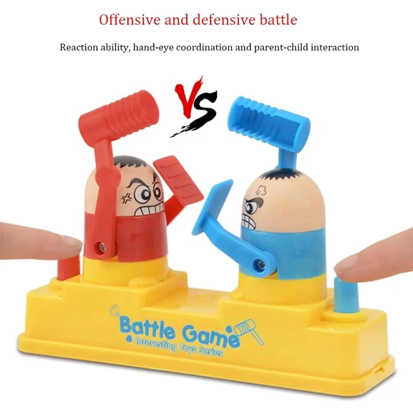 AUGEN Fighting Robots Boxing Game Board Game for 2 Palyers,Whack-A-Mole Game,Parent-Child Interactive Toys,Preschool Kids Games for Boys & Girls 4 5 6 7 8 Year Old, Multicolor