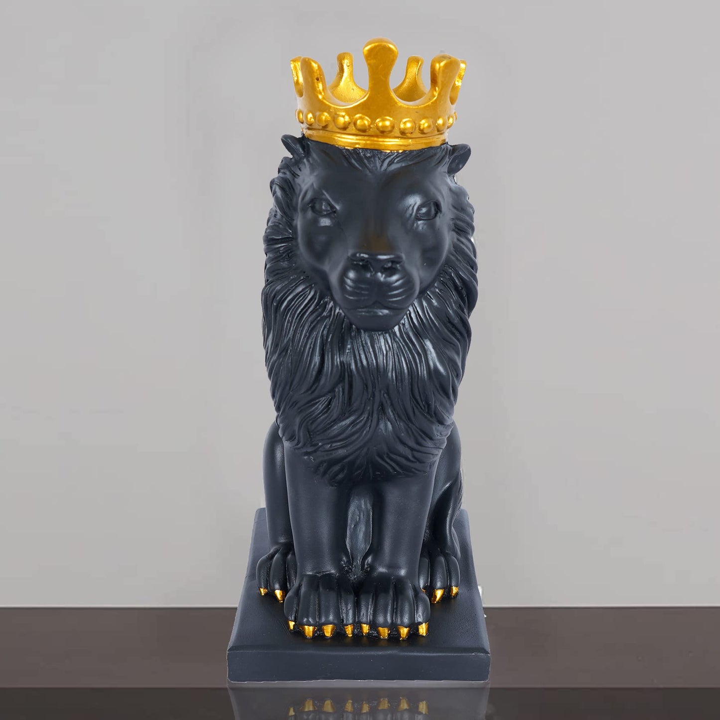 zart Resin Black Jaguar Showpiece For Home Decor/Black Panther Statue For Living Room Decor, Cheetah Showpiece Office Decor Item, Pack of 1